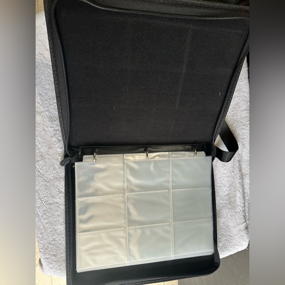 Baseball Card Folder with Sleeves